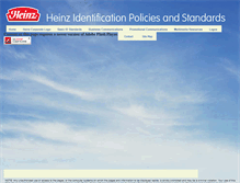 Tablet Screenshot of heinzidentitymanual.com